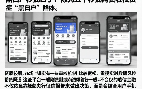 黑白户秒批的口子，陈列五个秒批网贷轻松贷的软件