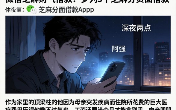 微信芝麻财气借款，罗列5个芝麻分负面借款的app