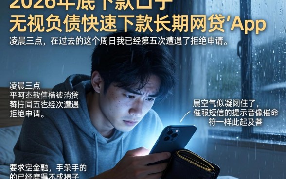 2026年底下款的口子，概括五个无视负债快速下款长期网贷的app