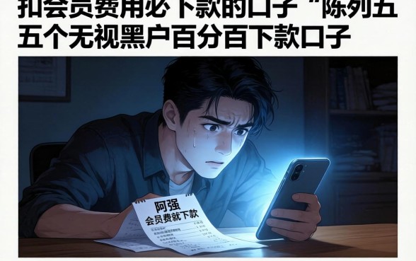 扣会员费用必下款的口子，陈列五个无视黑户百分百下款口子