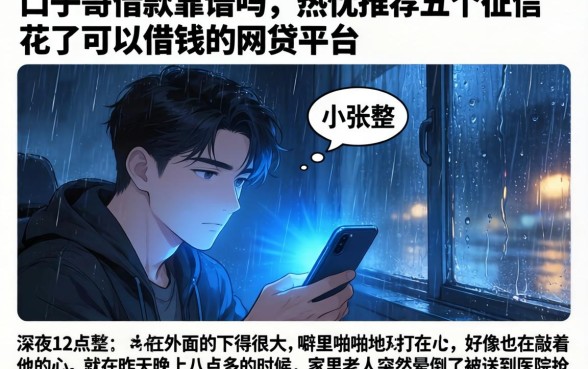 口子哥借款靠谱吗，热忱推荐五个征信花了可以借钱的网贷平台