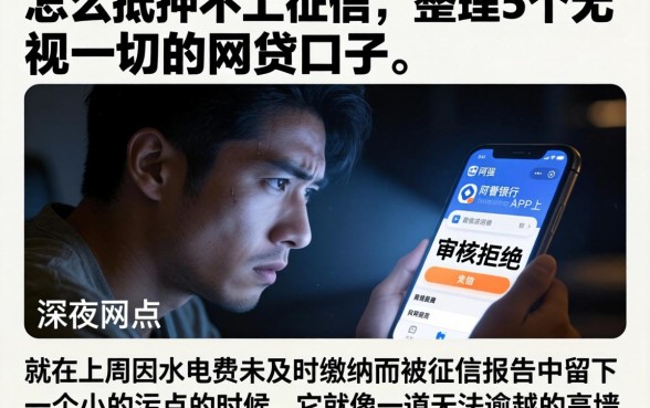 怎么抵押不上征信，整理5个无视一切的网贷口子