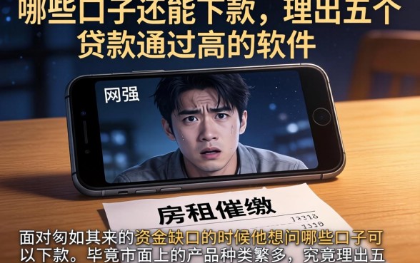 哪些口子还能下款，理出五个贷款通过高的软件