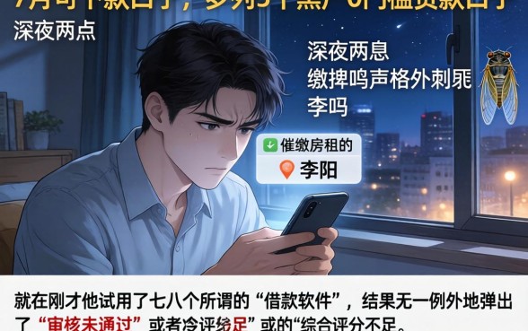 7月可下款的口子，罗列5个黑户0门槛贷款口子