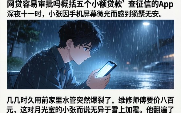 网贷容易审批吗，概括五个小额贷款不查征信的app