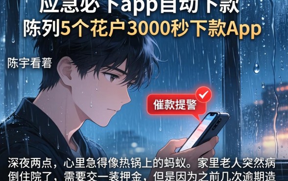 应急必下app自动下款,陈列5个花户3000秒下款app