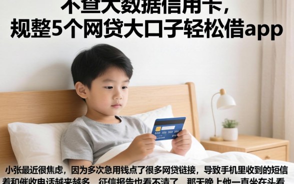 不查大数据信用卡，规整5个网贷大口子轻松借app