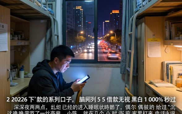 2026下款的系列口子，胪列5个借款无视黑白100%秒过