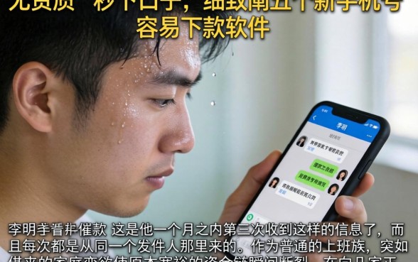 无资质的秒下口子，细致阐述五个新手机号容易下款的软件