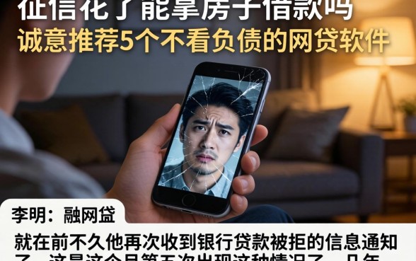 征信花了能拿房子借款吗，诚意推荐5个不看负债的网贷软件