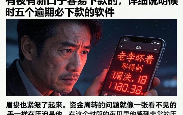 有没有新口子容易下款的，详尽说明五个逾期必下款的软件