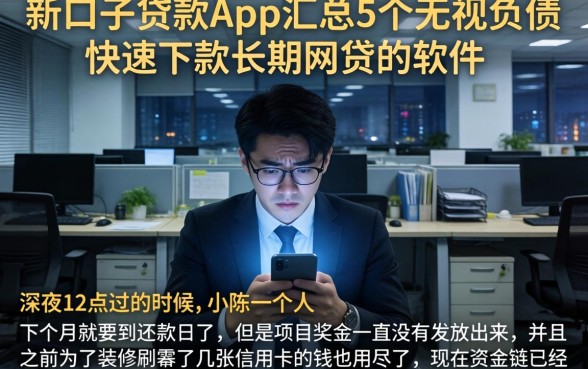 新口子贷款app，汇总5个无视负债快速下款长期网贷的软件