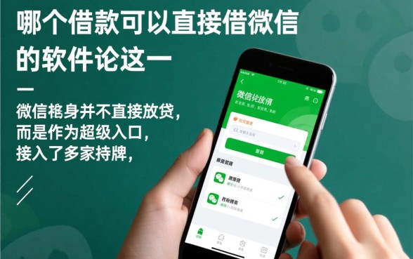 有哪个借款可以直接借微信的软件
