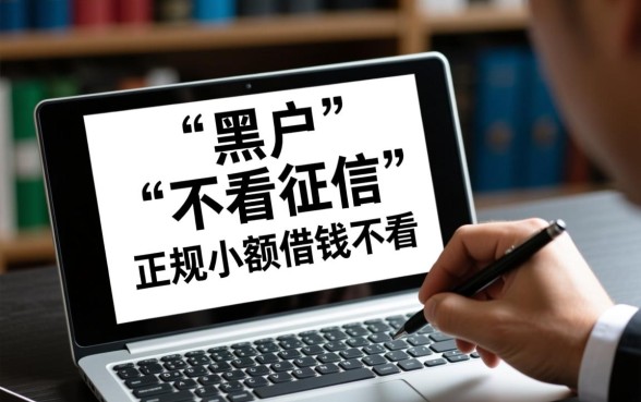 黑户正规小额借钱不看征信的平台,哪个靠谱下款快? 黑户正规小额借钱不看征信的平台