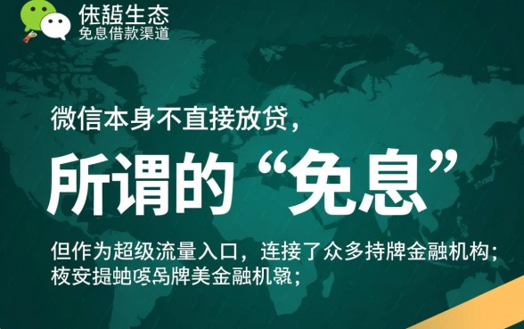 微信在哪里可以借钱免利息