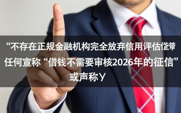 借钱不需要审核2026年的征信吗