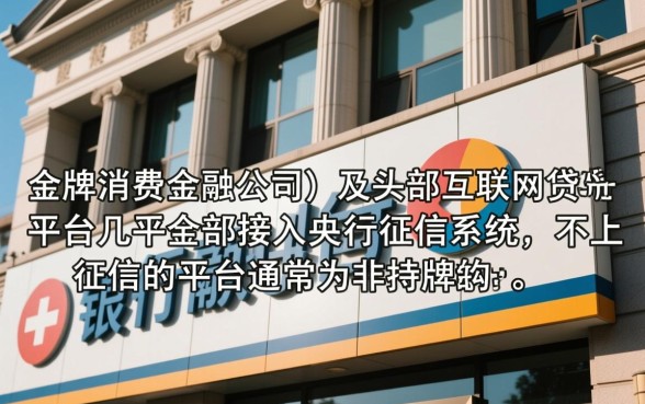 哪些借款平台上征信哪些不上征信