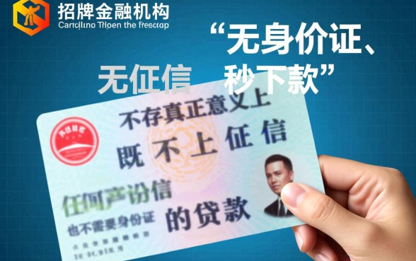 不上征信不用身份证的贷款有哪些,急用钱哪里能下款 不上征信不用身份证的贷款有哪些