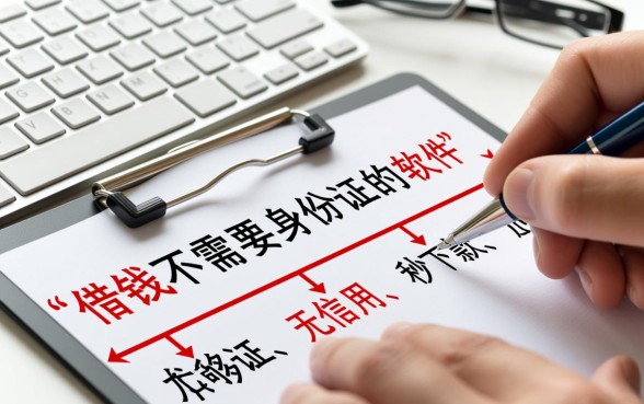 借钱不需要身份证的软件有哪些呢