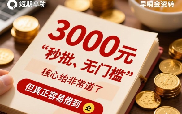 容易借到小额借款平台借3000吗