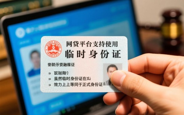网贷平台借钱可以用临时身份证吗