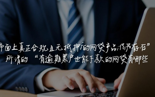 有逾期黑户也能下款的网贷有哪些,无视征信怎么借 有逾期黑户也能下款的网贷有哪些