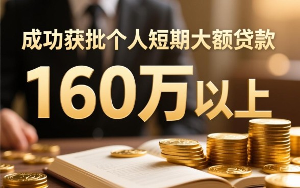个人短期大额贷款怎么贷