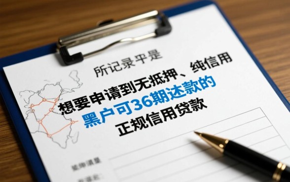 黑户可36期还款的正规信用贷款哪里借?怎么申请? 黑户可36期还款的正规信用贷款哪里借