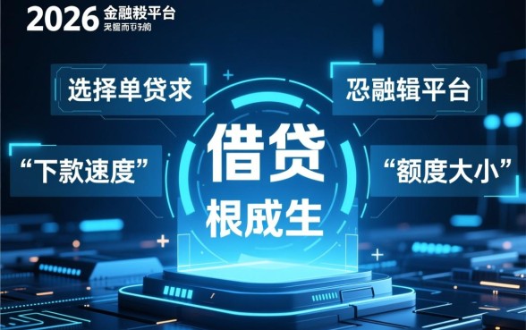 2026年小贷平台哪个好借款呢