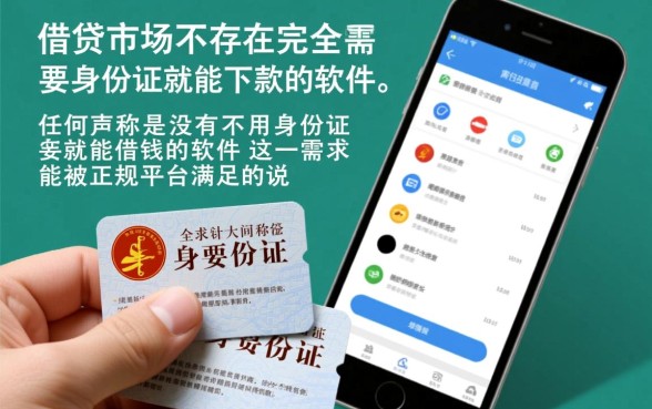 有没有不用身份证就能借钱的软件,2026最新哪里有 有没有不用身份证就能借钱的软件