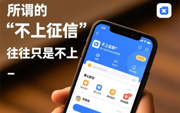 App借款说是不上征信是真的吗