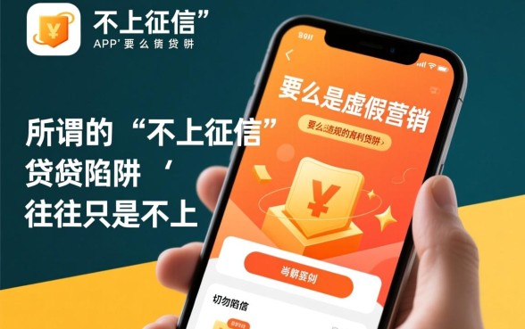 App借款说是不上征信是真的吗