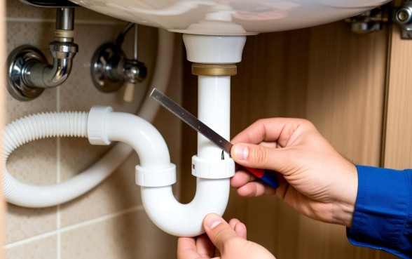 洗手盆的下水管为什么要锯个口子