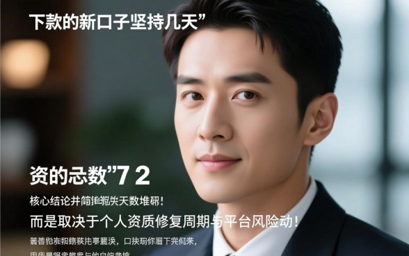 有没有可以下款的新口子坚持几天