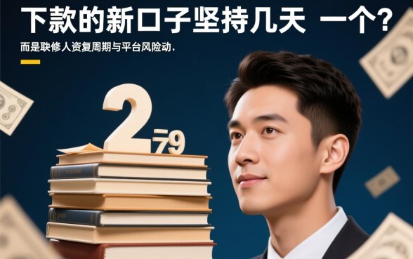 有没有可以下款的新口子坚持几天