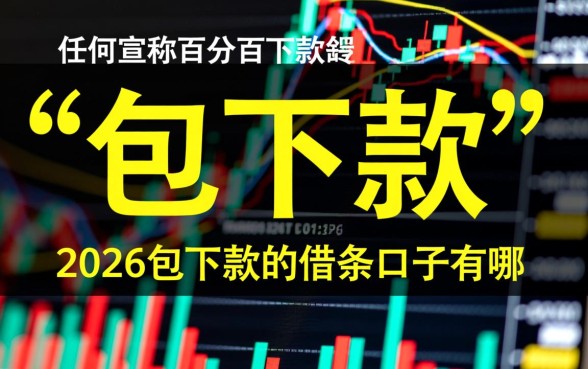 2026包下款的借条口子有哪些,2026容易通过的借钱口子 2026包下款的借条口子有哪些