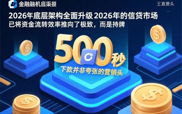 500秒下款的网贷口子2026有哪些
