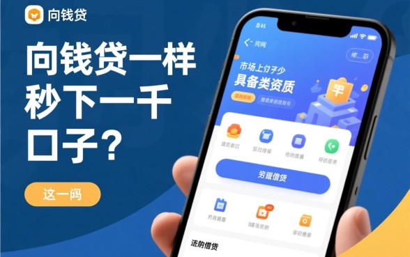 有和向钱贷一样秒下一千的口子吗