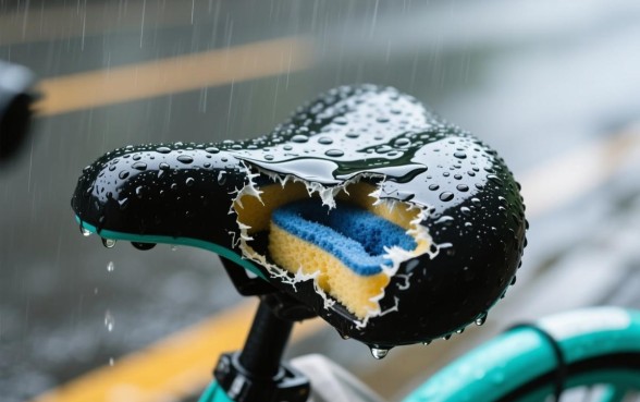 下雨天共享单车破的口子多久会干