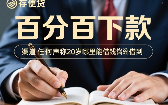 20岁哪里能借钱百分百能借到的