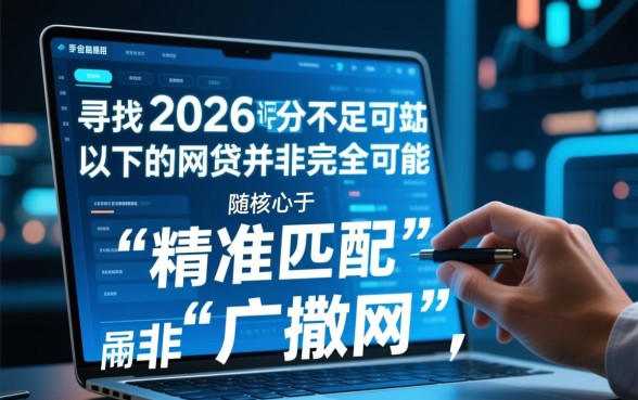2026年评分不足可以下的网贷,怎么申请容易通过? 2026年评分不足可以下的网贷