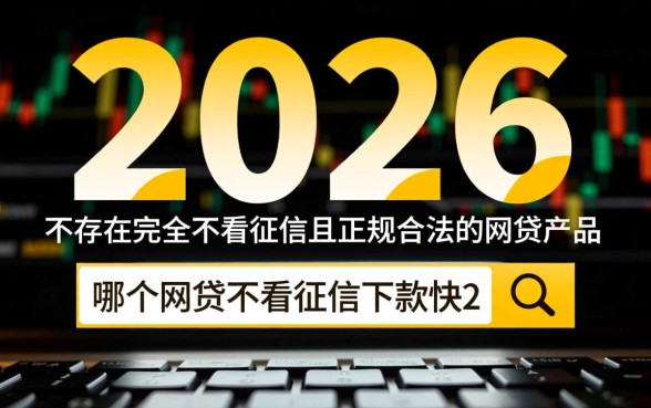 哪个网贷不看征信下款快2026