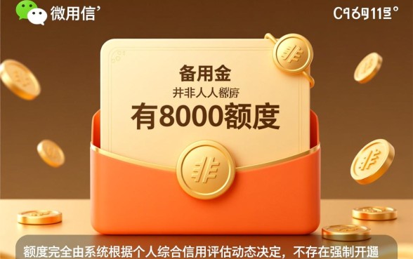微信备用金人人8000怎么开通