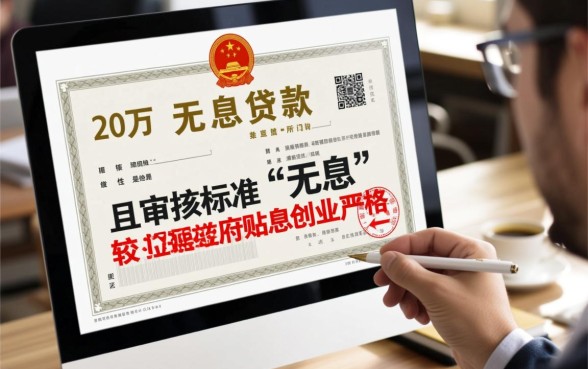 营业执照20万无息贷款查征信吗