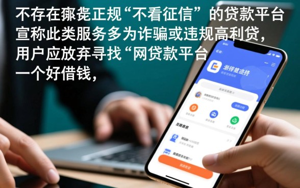 网贷款平台哪一个好借钱不看征信