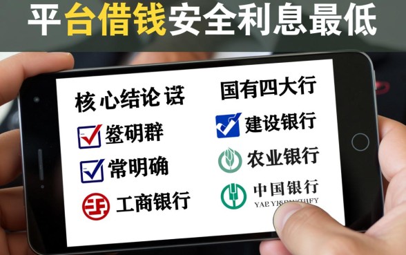 官方哪个平台借钱最安全利息最低,正规借贷平台哪个靠谱? 官方哪个平台借钱最安全利息最低