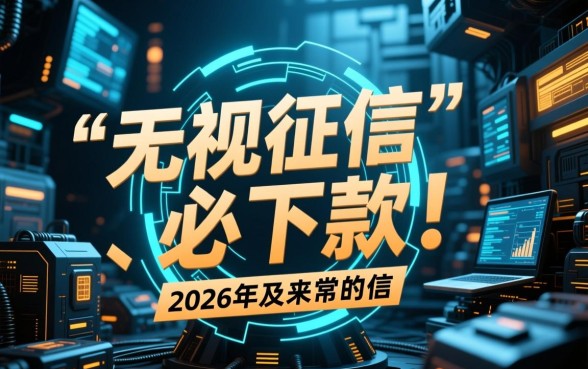2026无视黑白必下款的新口子在哪里,哪个平台容易下款? 2026无视黑白必下款的新口子在哪里