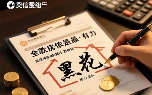 征信黑了全款房能抵押吗