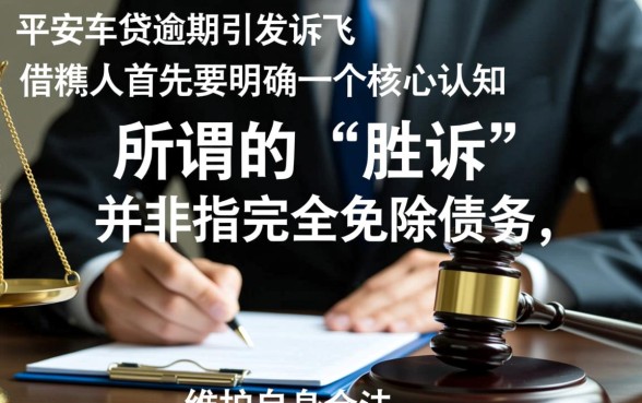 平安车贷逾期被起诉怎么办