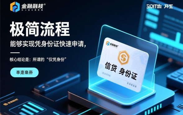 有身份证即可下款的网贷口子有哪些